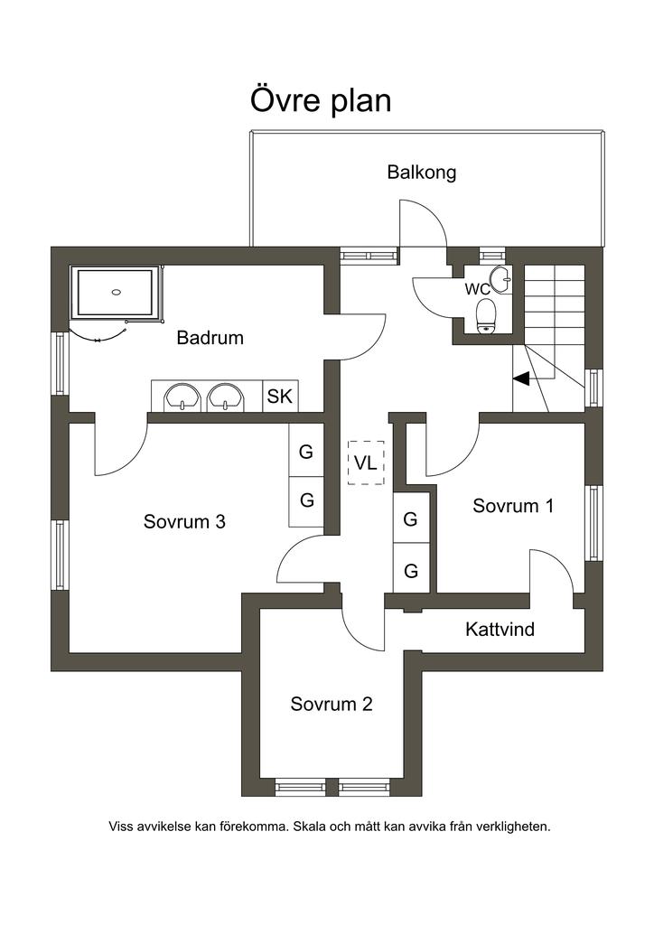 Övre plan, skiss