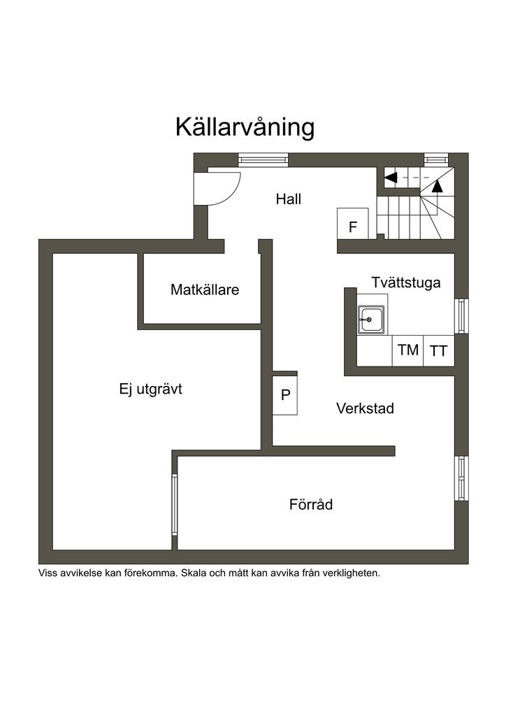 Källare, skiss