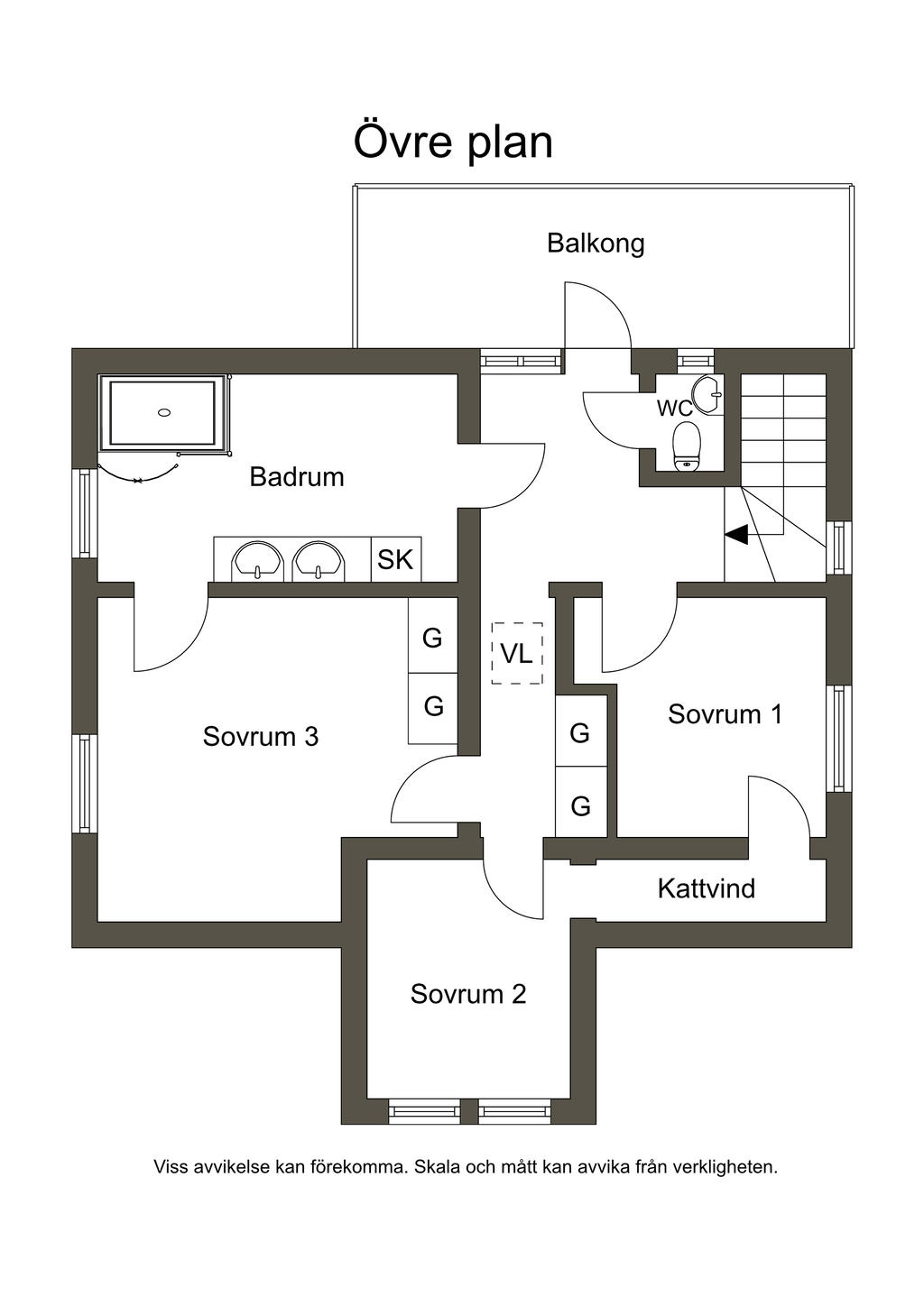 Övre plan, skiss