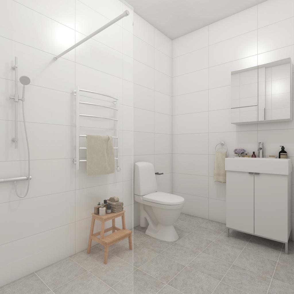 Duschrum med tillval kakel