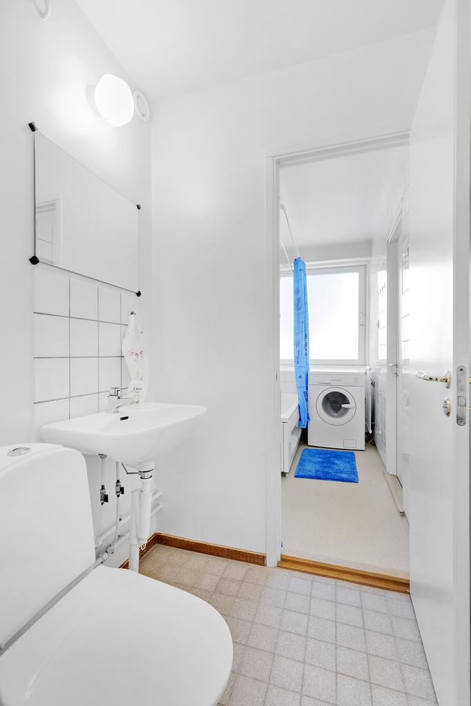 WC delen i badrummet