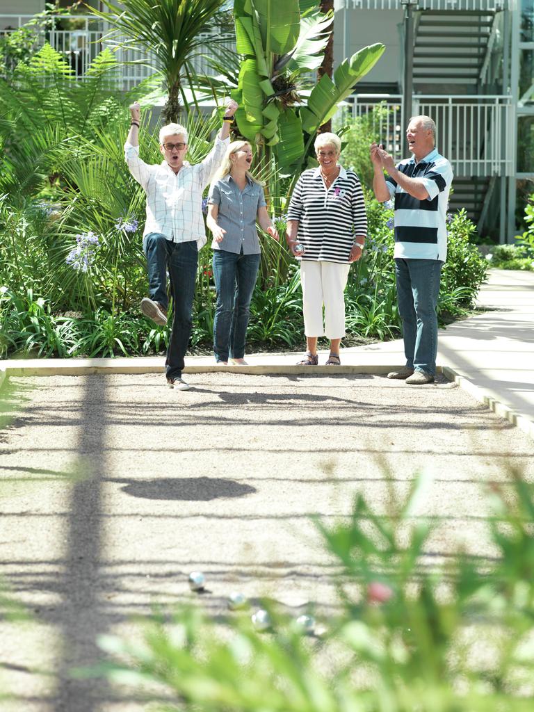 Boulebana för trevligt umgänge