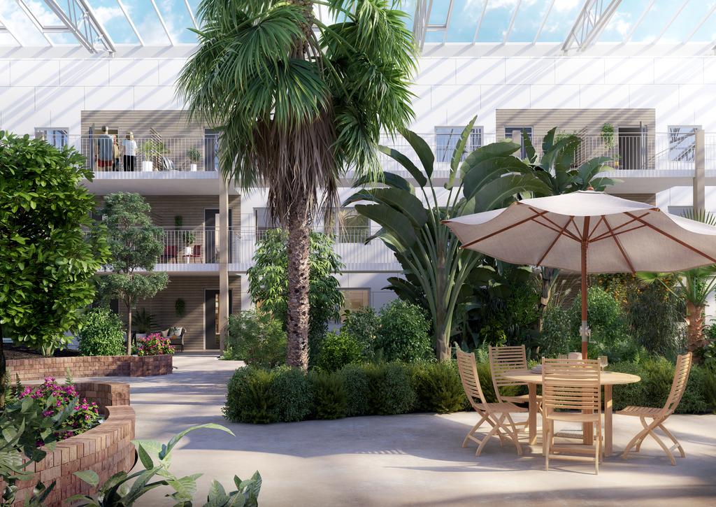 Inspirationsbild vinterträdgård