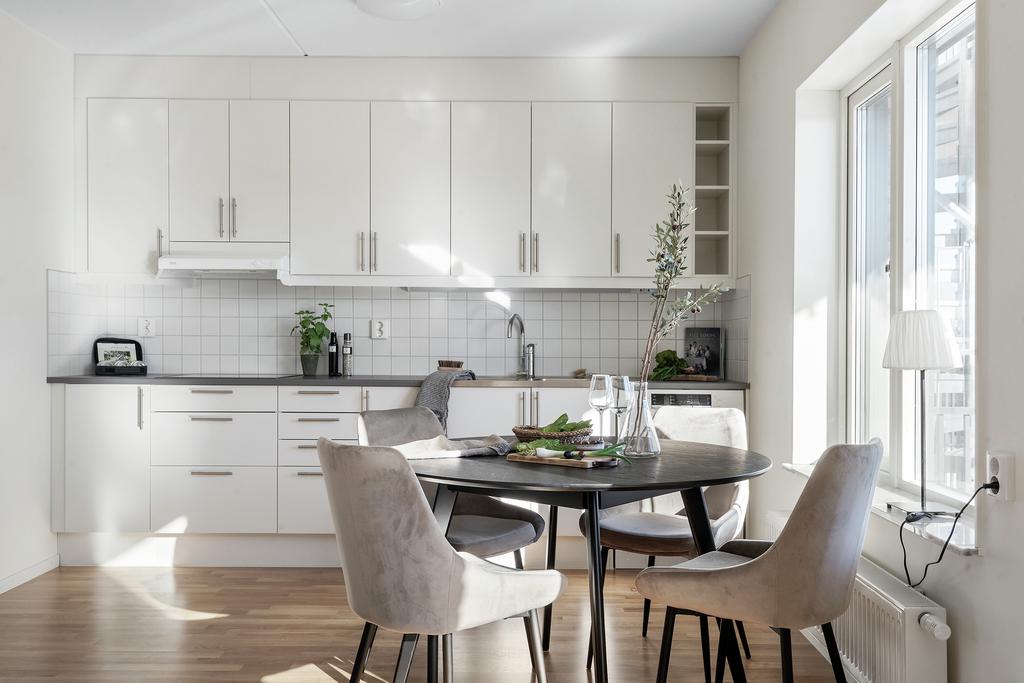 Inspirationsbild kök med trevlig matplats