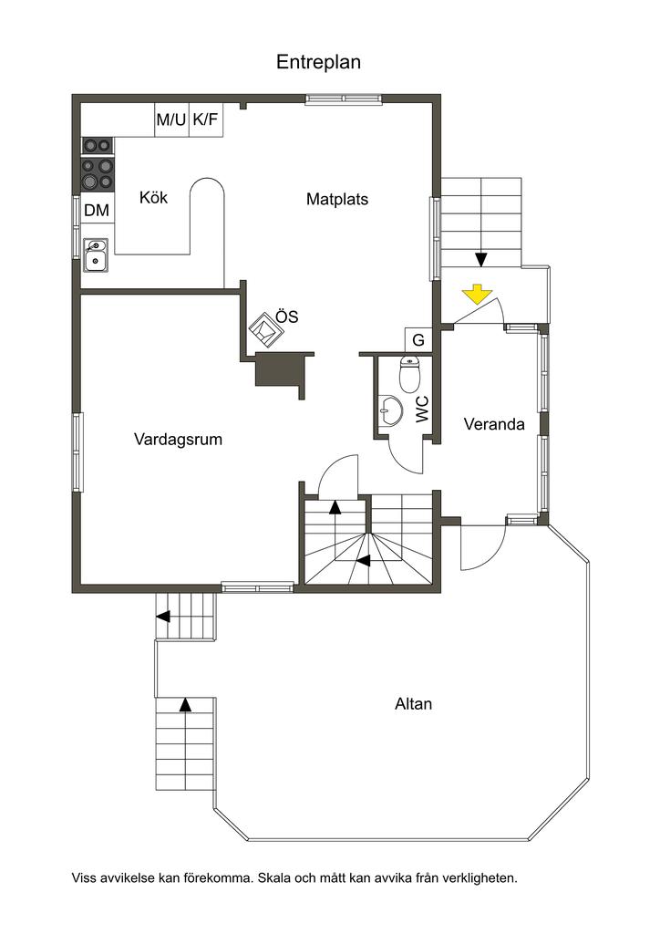 Planlösning entréplan