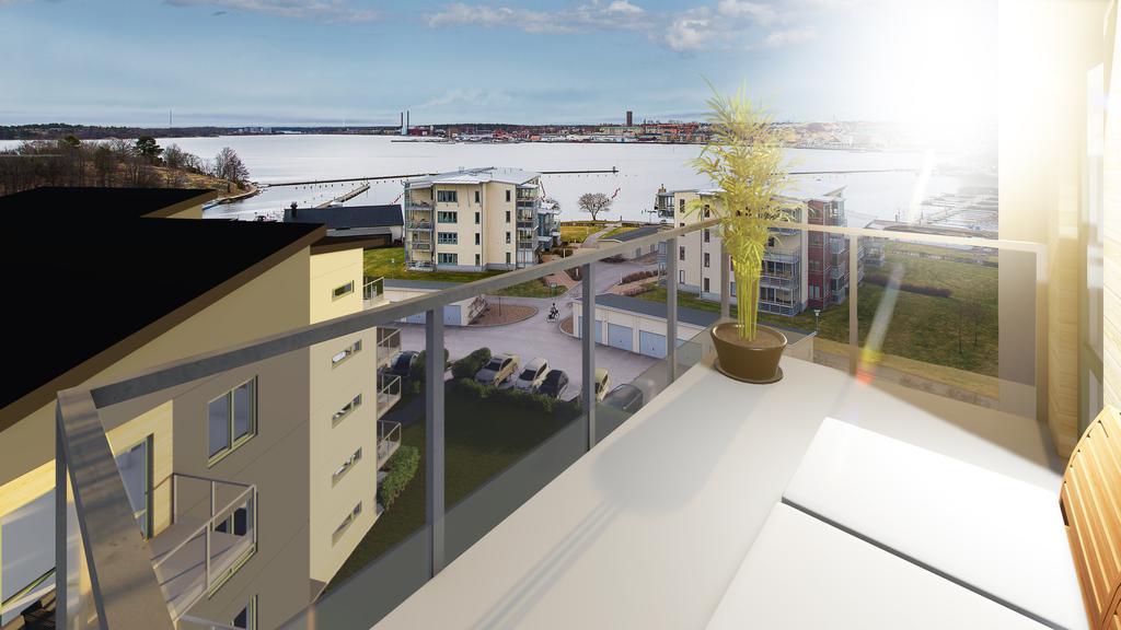 Vy från balkong mot öst