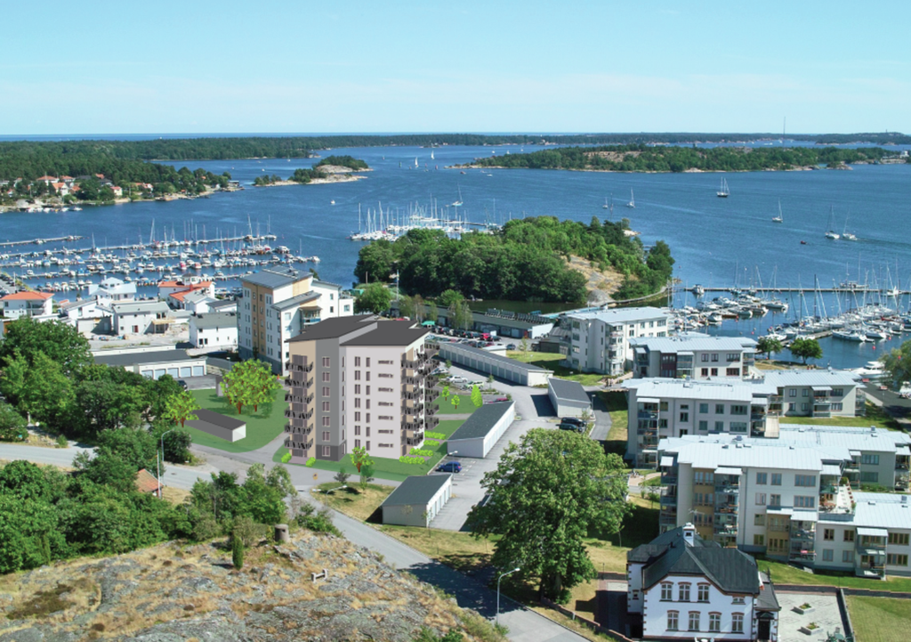 Placering av 7-våningshuset