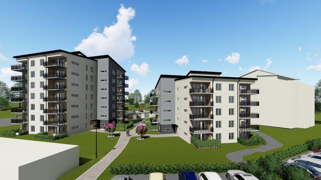 Nybyggda lägenheter men direkt närhet till vattnet