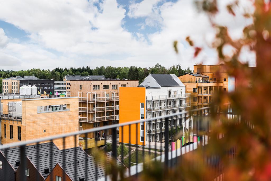Fantastik vy över vallastaden