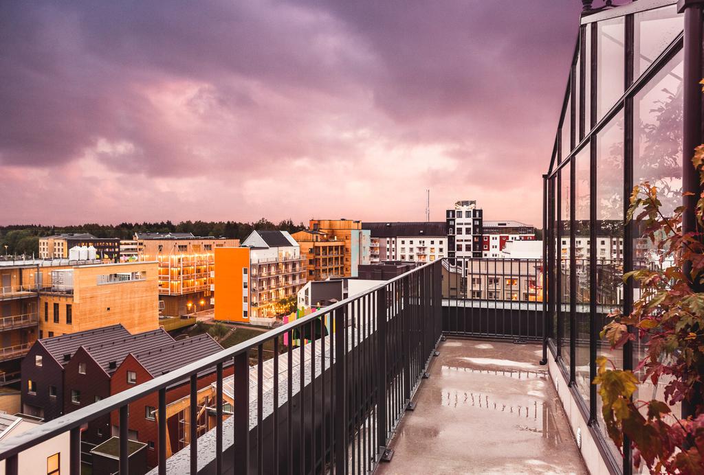 Härlig stadsvy