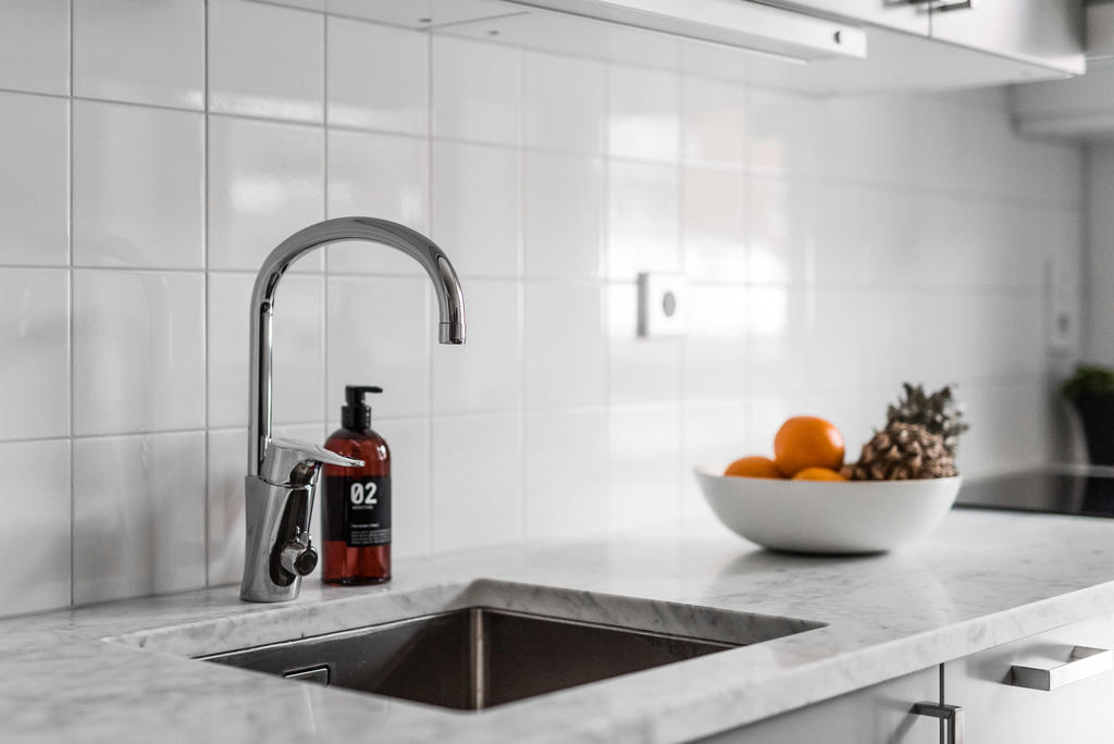 Infälld diskho i kök