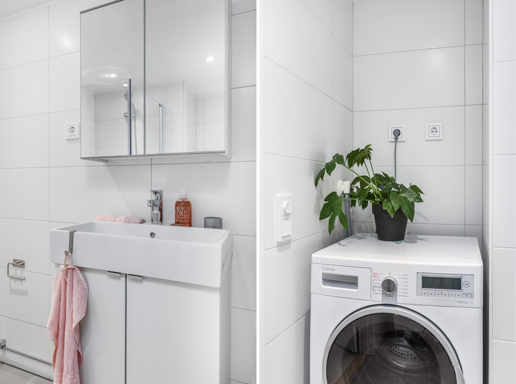 Handfat i kommod/ kombimaskin