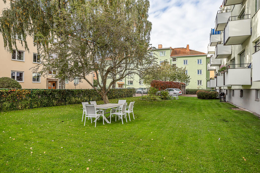 Innergård med gemenskapsytor.