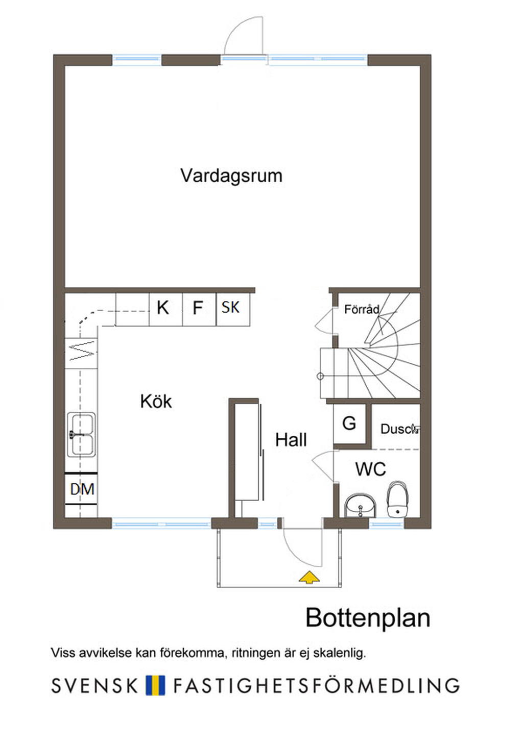 Entréplan, skiss