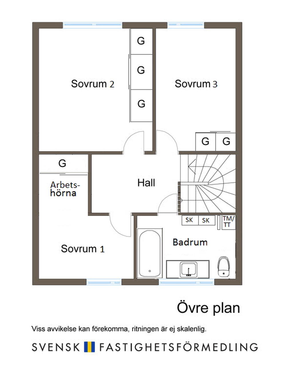 Övre plan, skiss