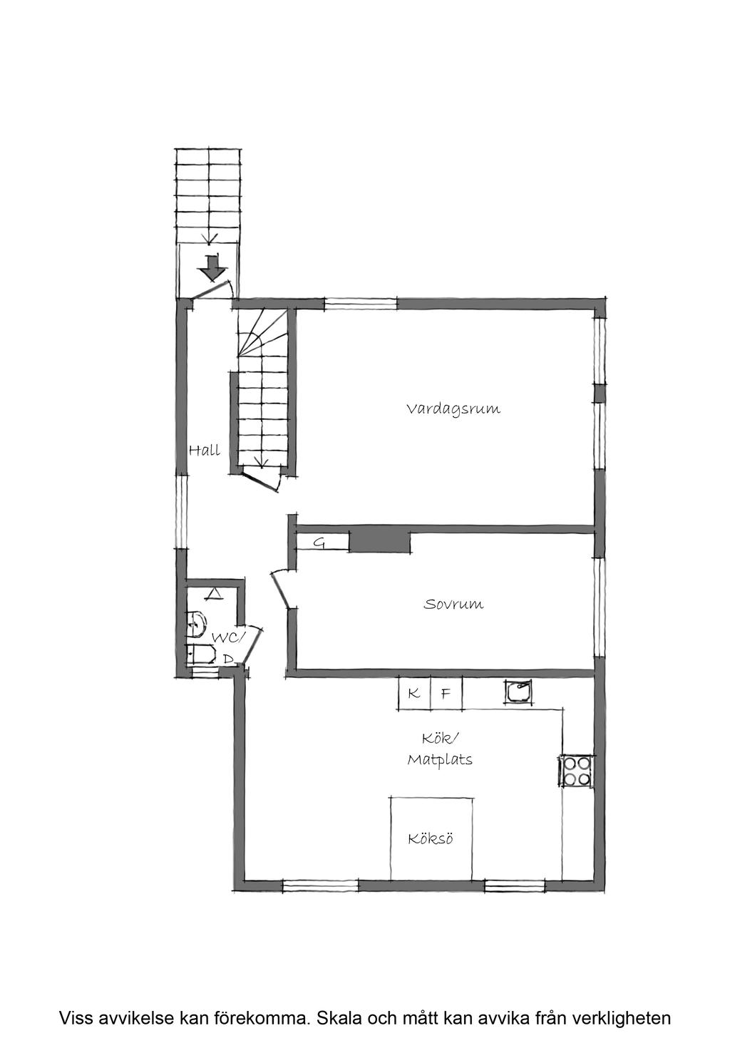 Planritning entréplan