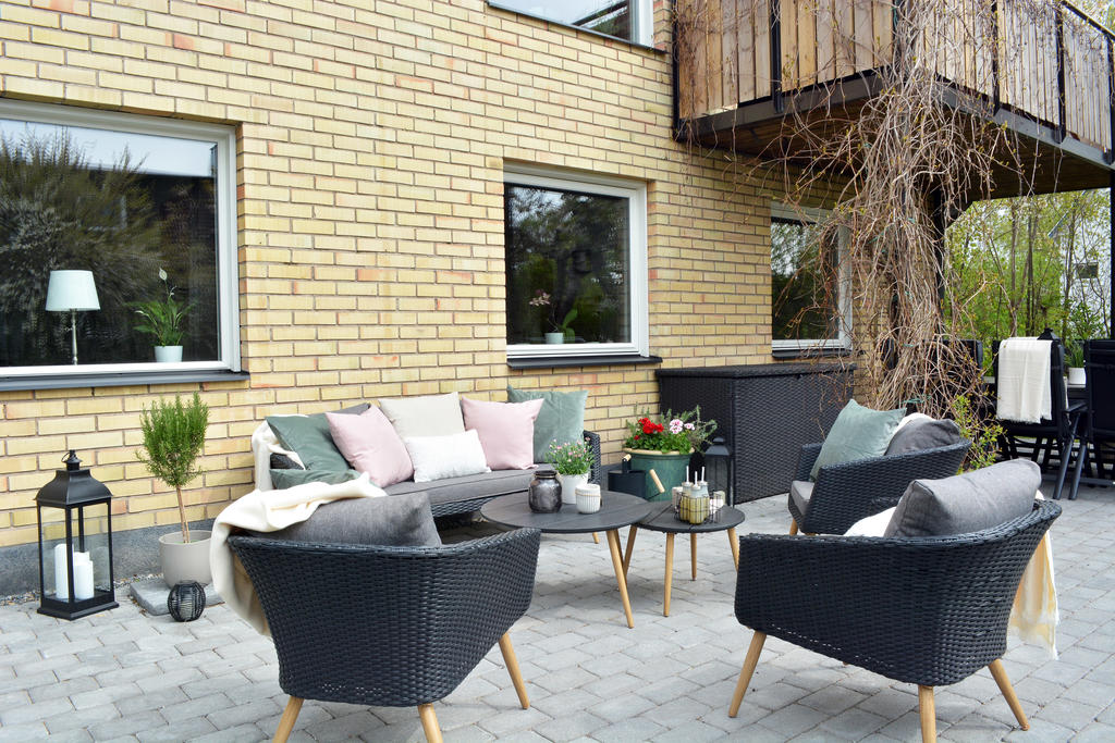Stensatt uteplats