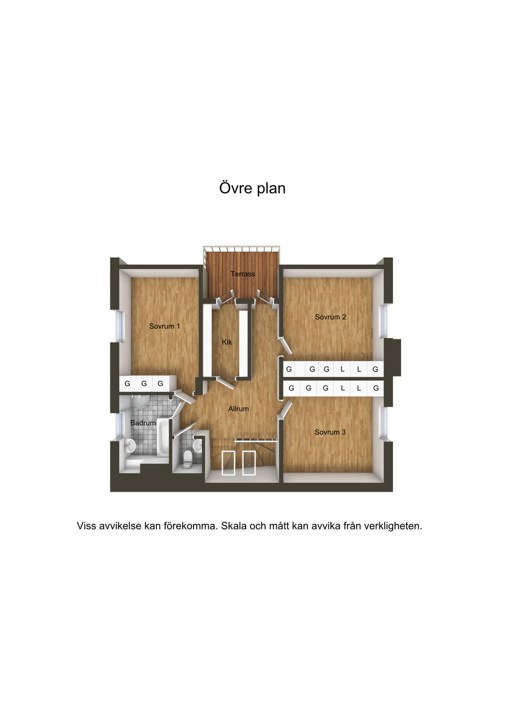 Övre plan, 3D-skiss