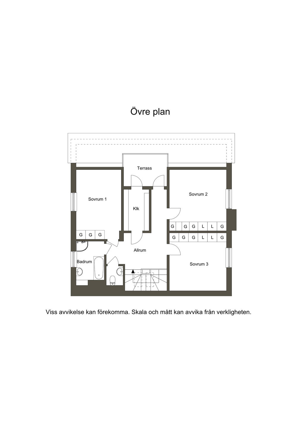 Övre plan, skiss