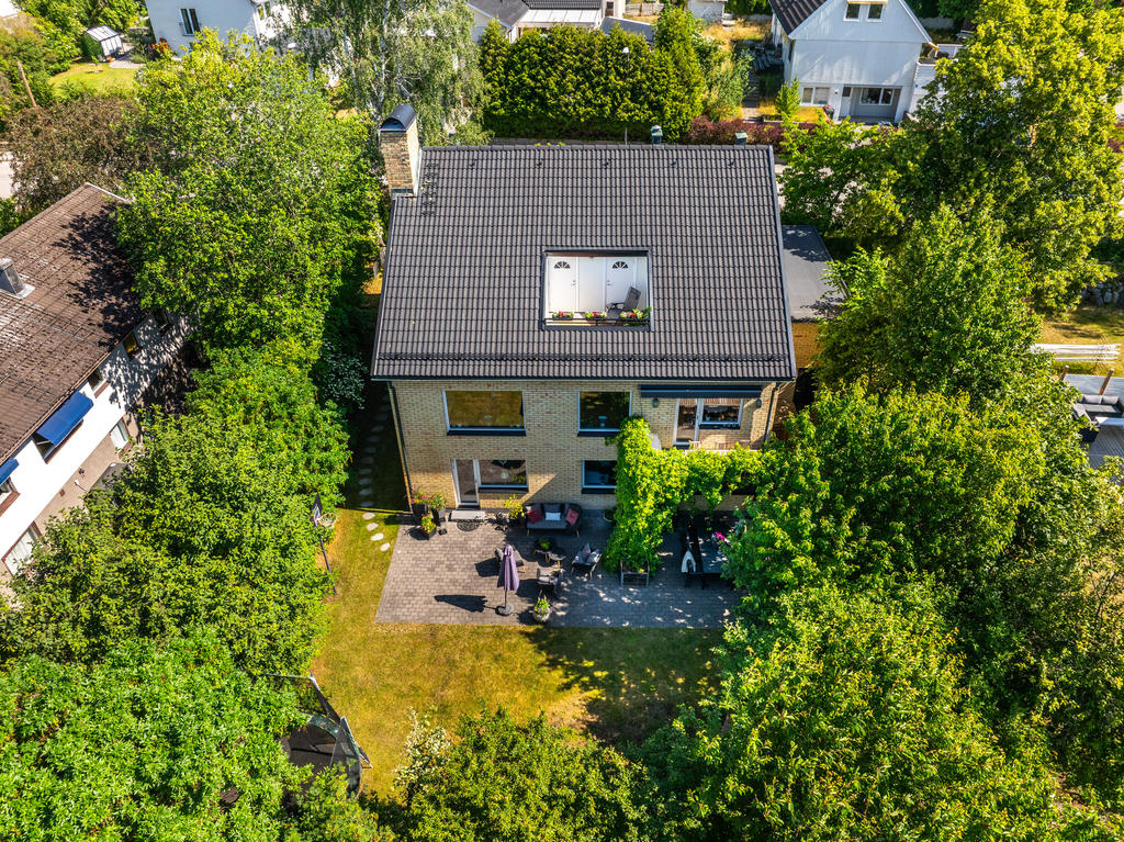 Drönarbild från SV