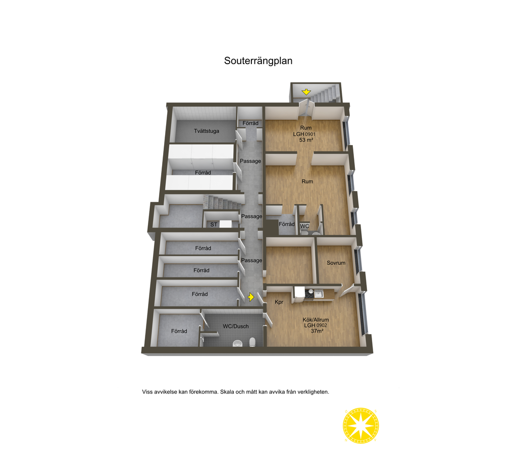 Souterrängplan