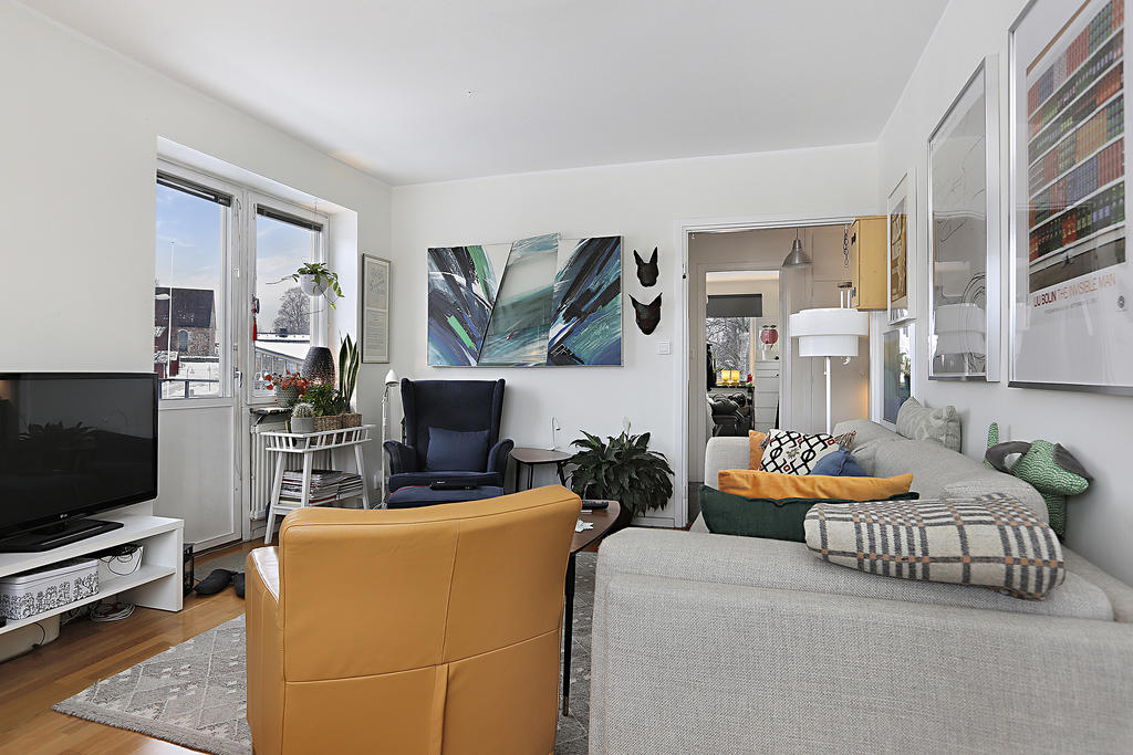 Lägenhet 1103, övre plan, vardagsrum