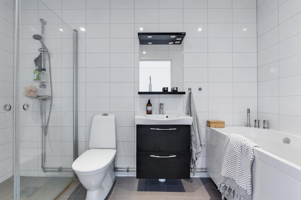 Badrum på entréplan