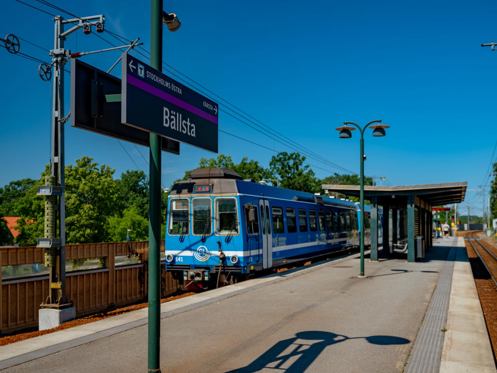Roslagsbanan - Bällsta station
