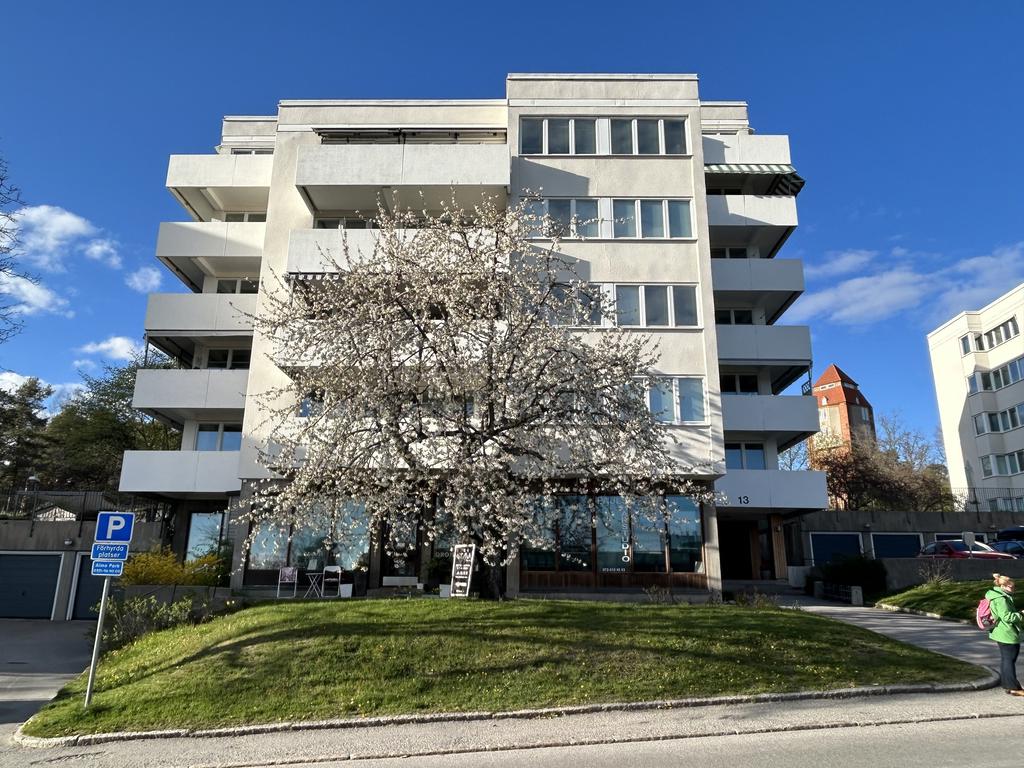 Eftertraktade Pyrolavägen 13 i vårskrud