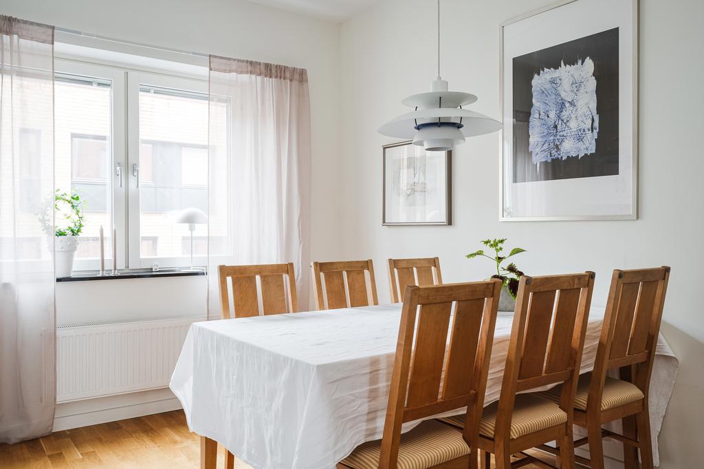 Plats för matplats i köket
