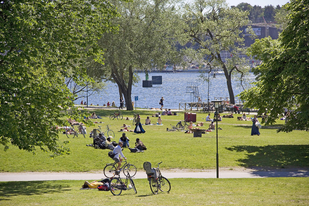 Parkhäng i Tantolunden