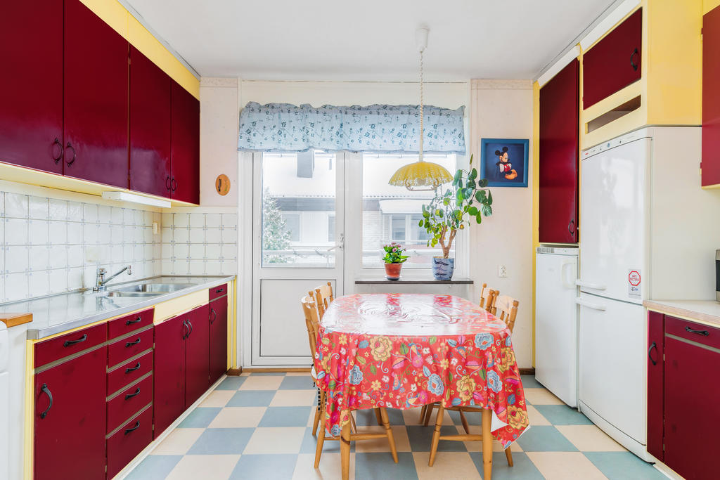 Kök med matplats