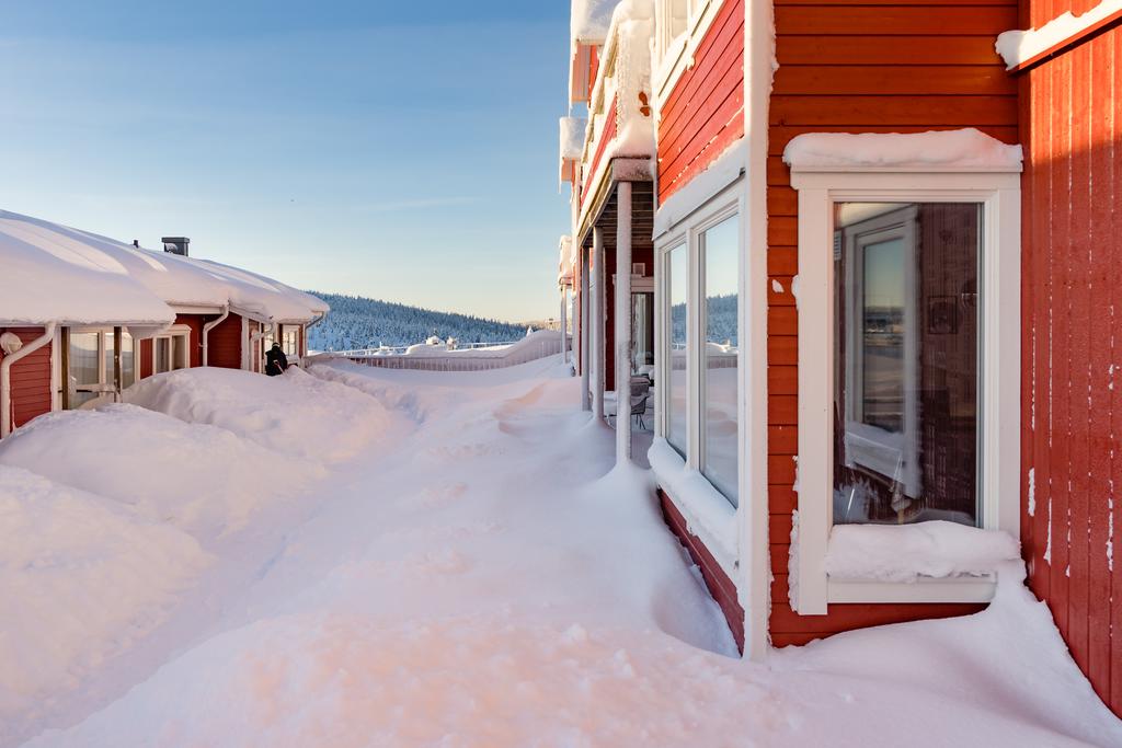 Uteplats på innergård med lugnt läge