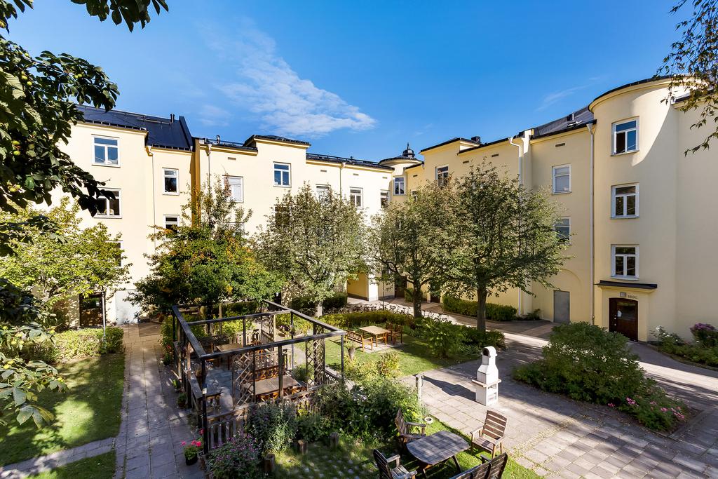 En av Norrköpings trevligaste innergårdar