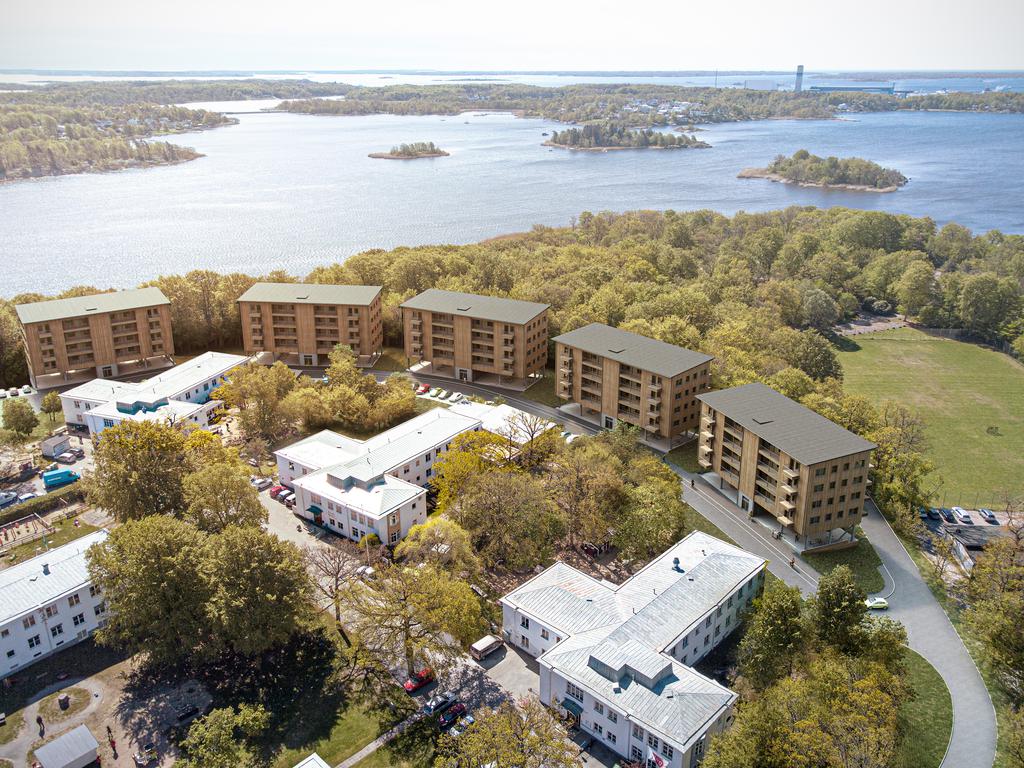 Välkommen till Skogsgläntan på Gullberna Park. Illustrationsbild, avvikelser kan förekomma.