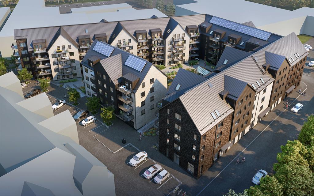 Västra Allén sett från Flygaregatan