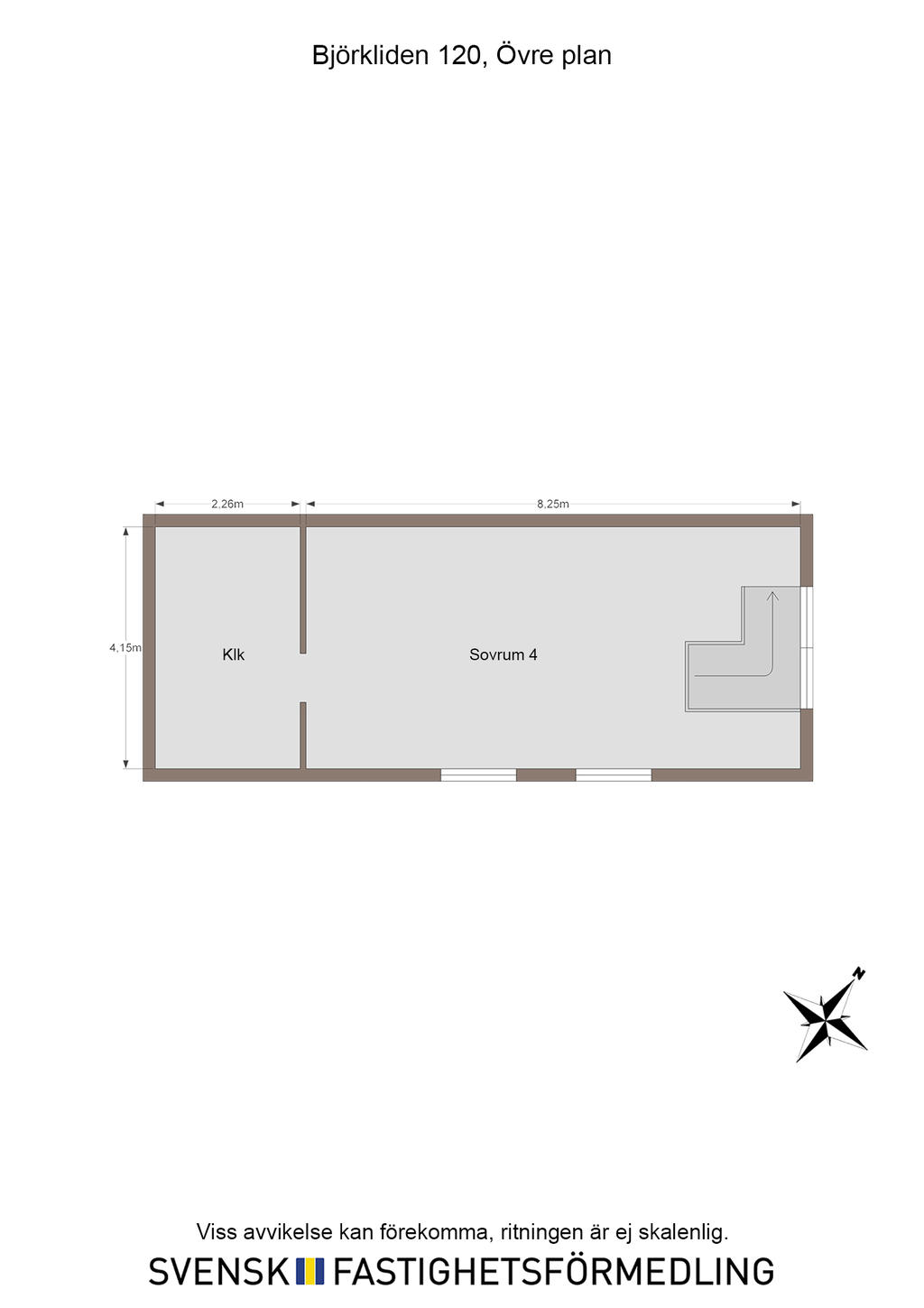 Planlösning övre plan