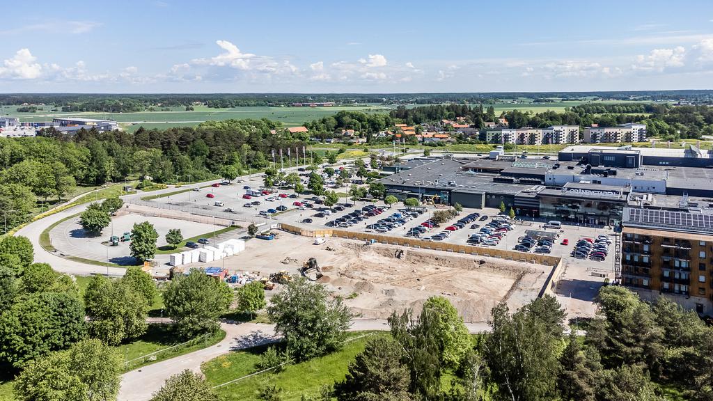 Projektet mitt emellan norra delen av Gränbystaden och Gränbyparken