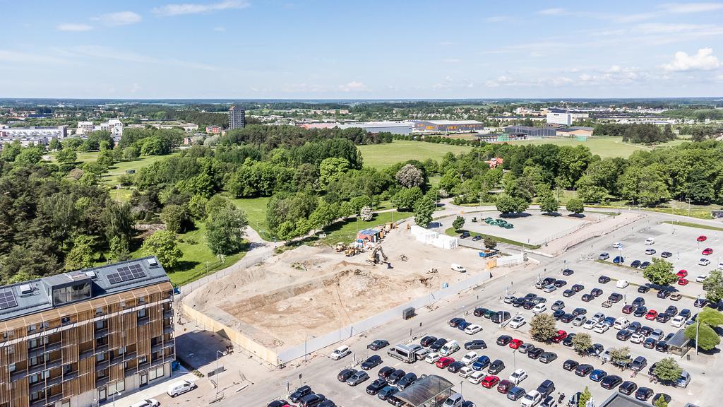 Projektet mitt emellan norra delen av Gränbystaden och Gränbyparken