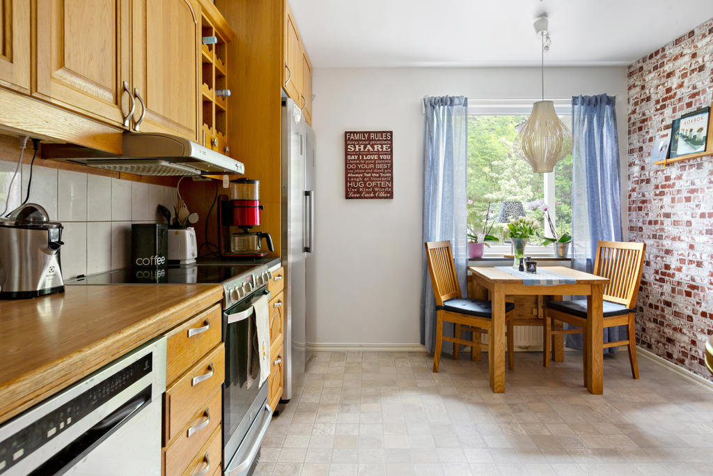 Plats för matbord i köket