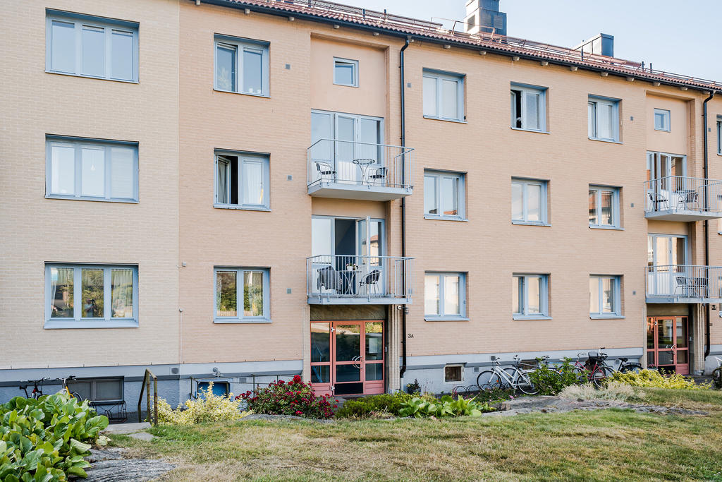 Fasad mot innergård