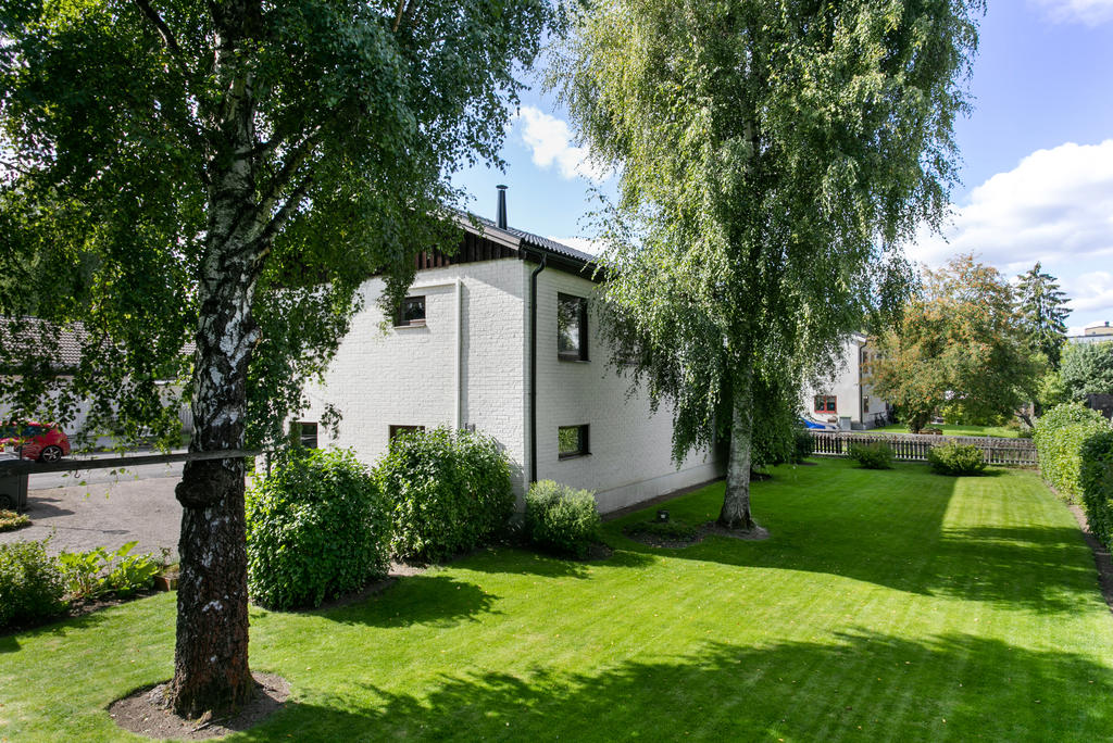 Tomten på husets baksida