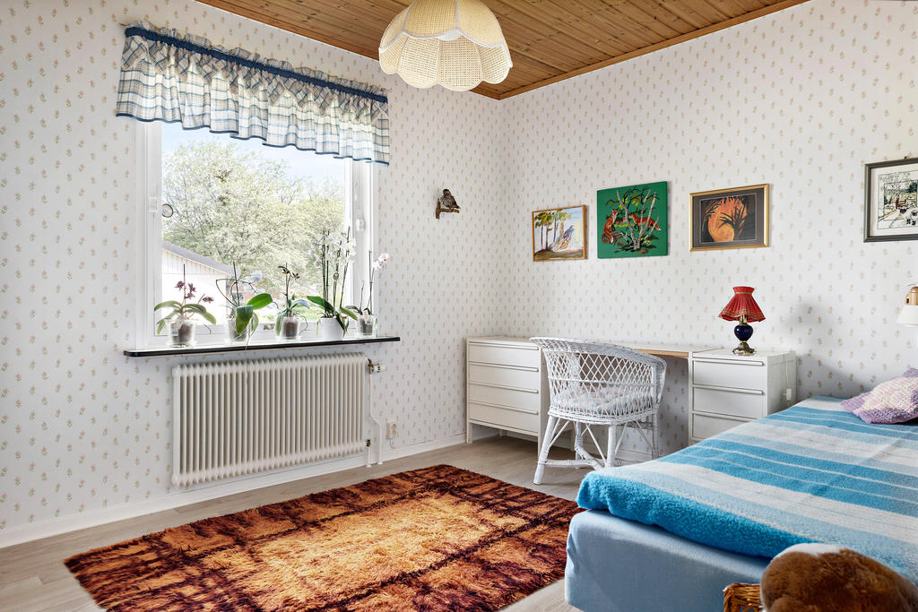 Sovrum på entréplan