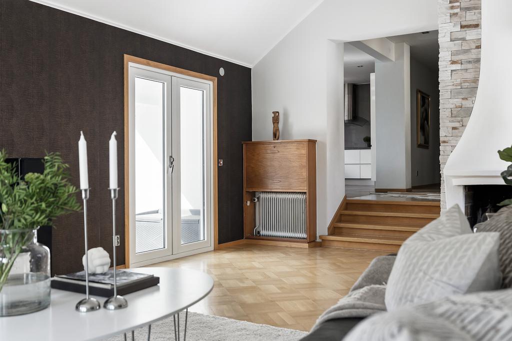 Utgång till en av terrasserna