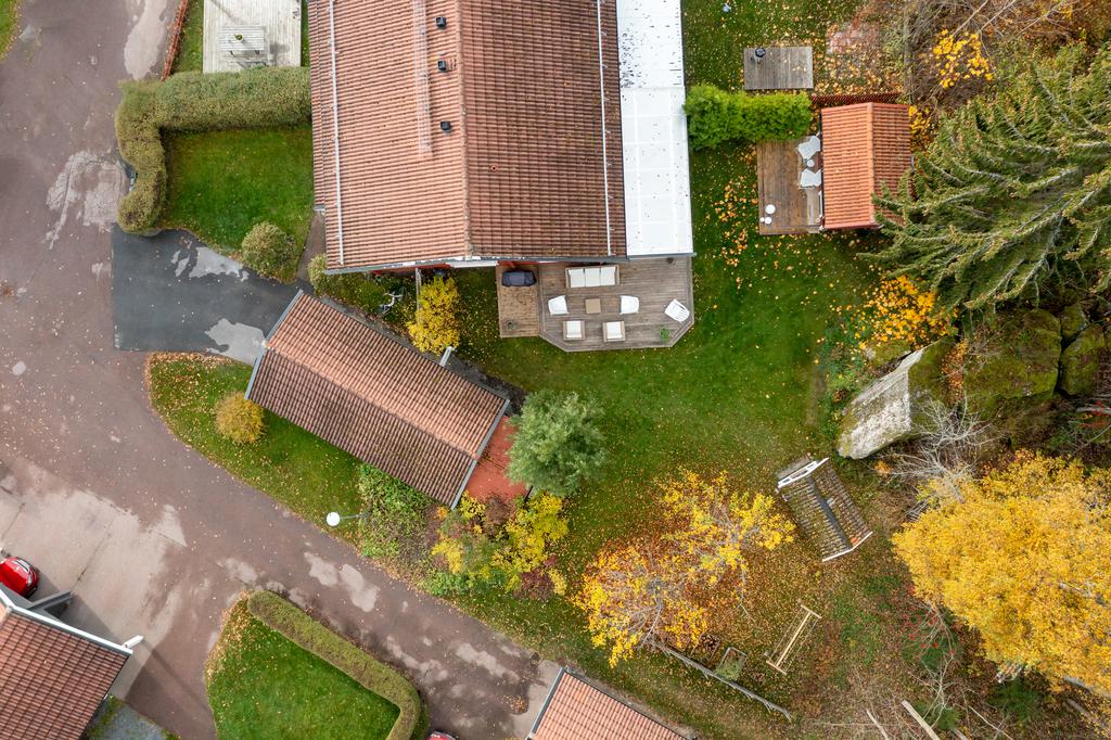 Trädgård med skyddat läge