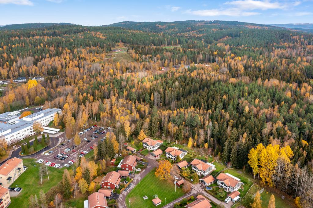 Närhet till motionsspår i Bergebo