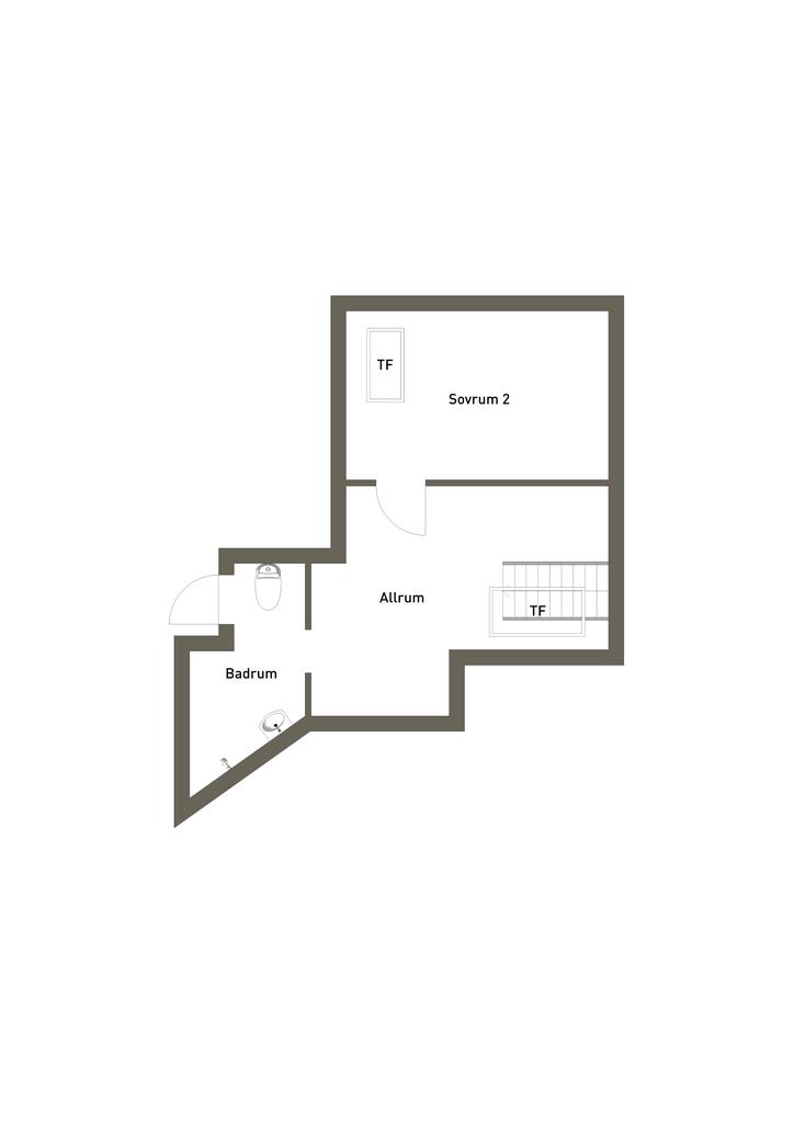 Övre plan, alternativ planlösning