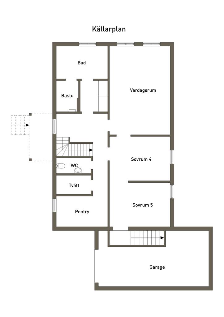 Planlösning källarplan