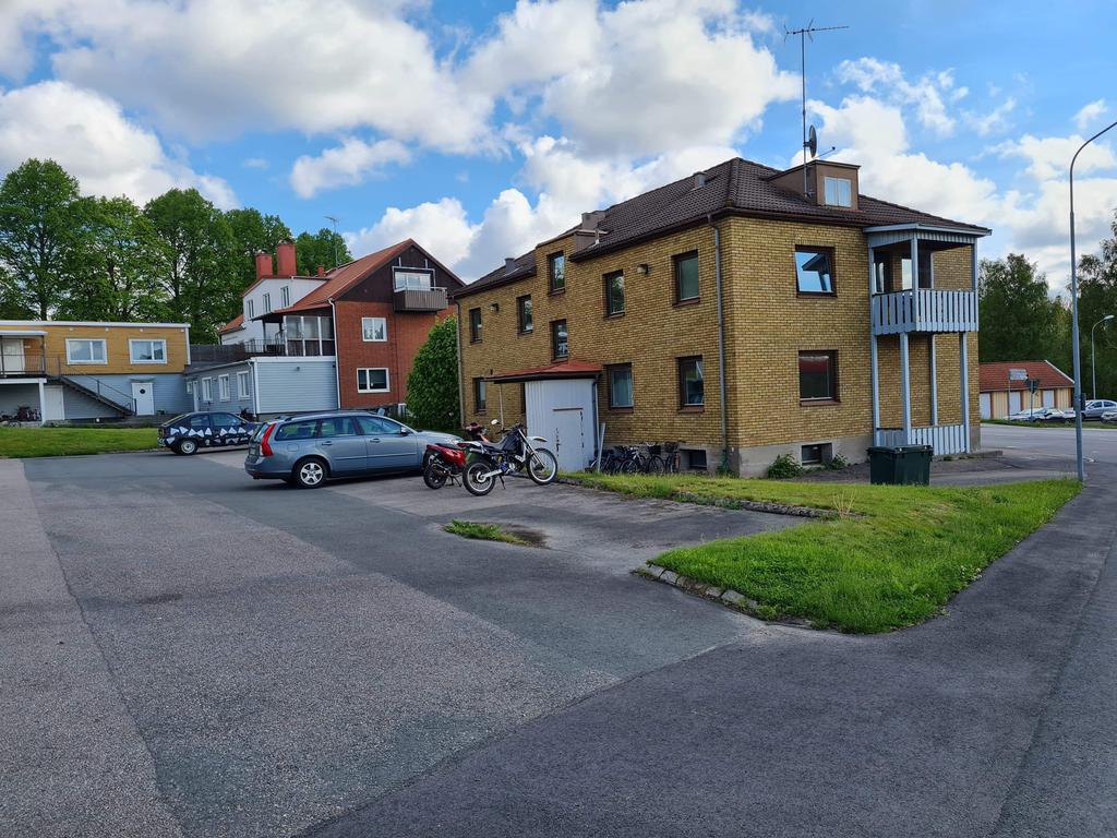 Baksidan av huset
