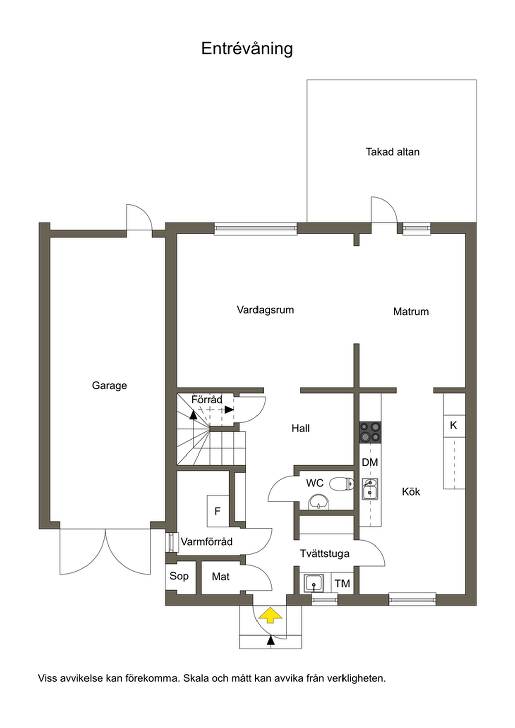 Planlösning entréplan